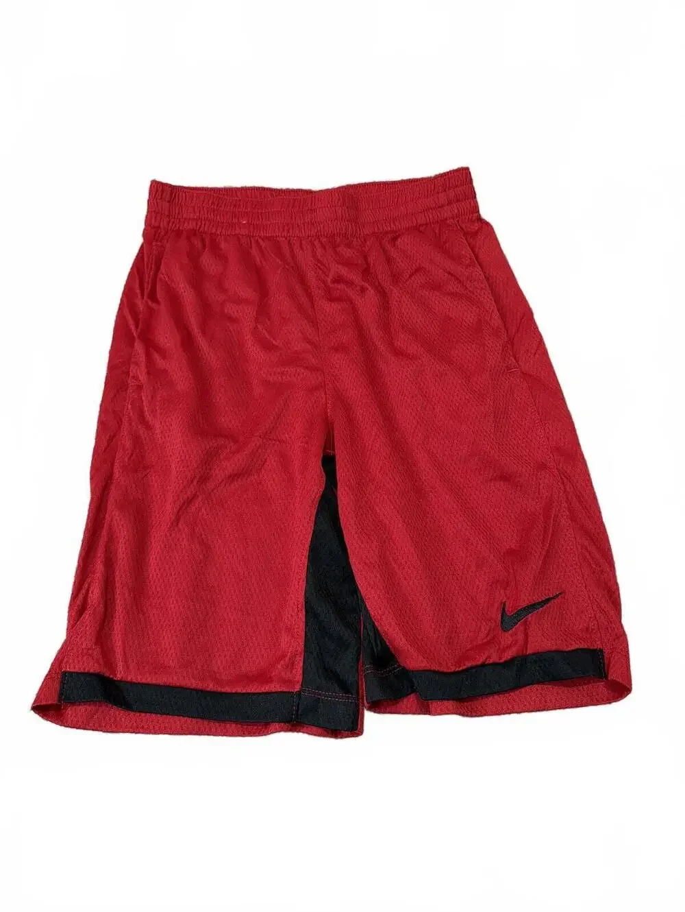 Nike Boys Kids Red Gym Basketball Shorts L
